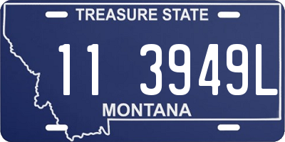 MT license plate 113949L