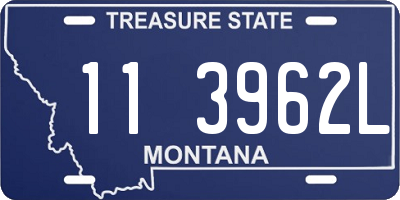 MT license plate 113962L