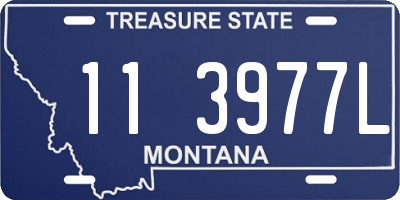 MT license plate 113977L