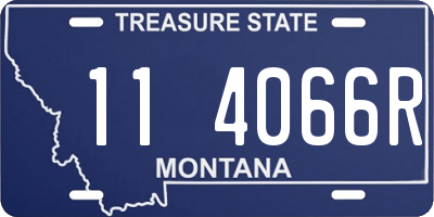 MT license plate 114066R