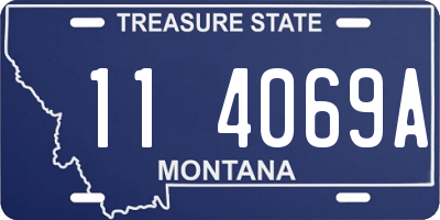 MT license plate 114069A