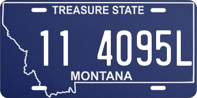 MT license plate 114095L