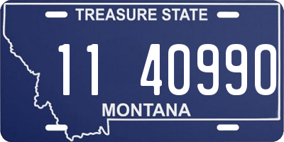 MT license plate 114099O