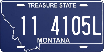 MT license plate 114105L