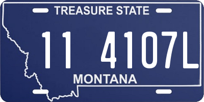 MT license plate 114107L