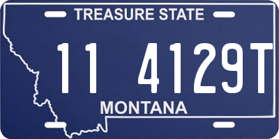 MT license plate 114129T