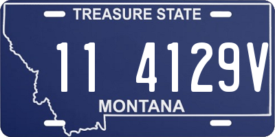 MT license plate 114129V