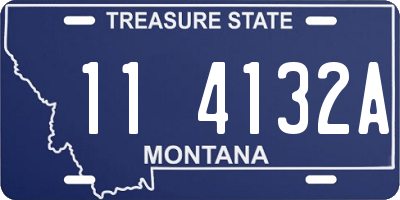 MT license plate 114132A