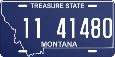 MT license plate 114148O