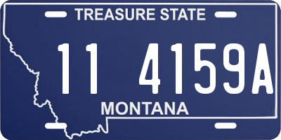 MT license plate 114159A