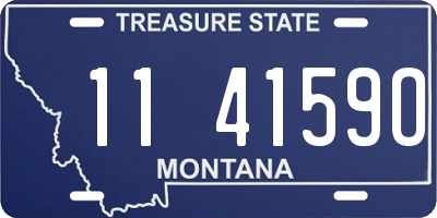 MT license plate 114159O