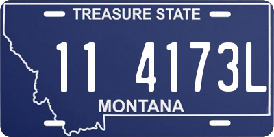 MT license plate 114173L