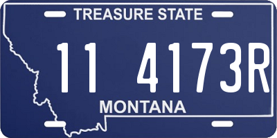 MT license plate 114173R