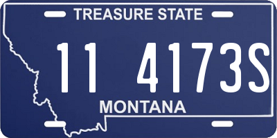 MT license plate 114173S