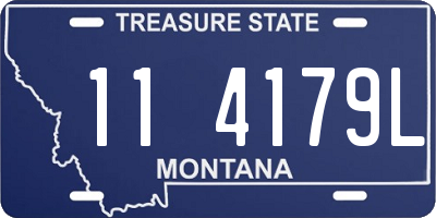 MT license plate 114179L