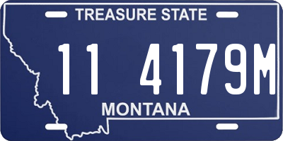 MT license plate 114179M