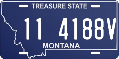 MT license plate 114188V