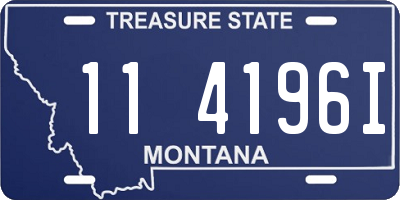 MT license plate 114196I