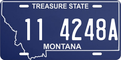 MT license plate 114248A