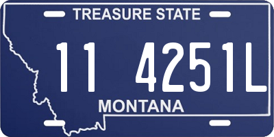 MT license plate 114251L