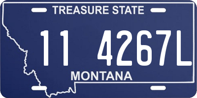 MT license plate 114267L