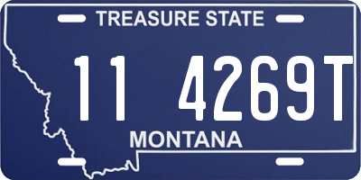 MT license plate 114269T
