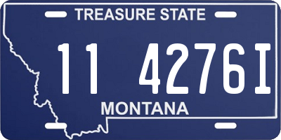 MT license plate 114276I