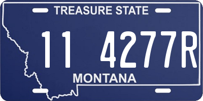 MT license plate 114277R