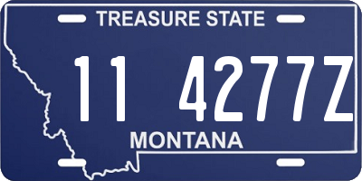 MT license plate 114277Z