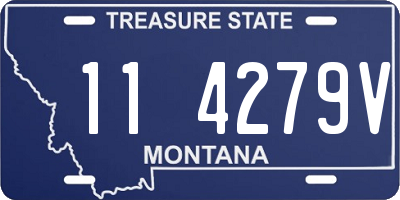 MT license plate 114279V