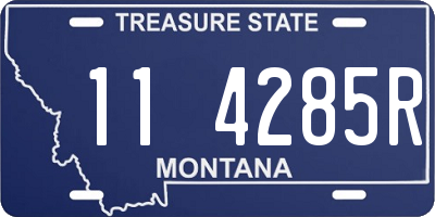 MT license plate 114285R