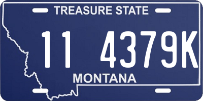 MT license plate 114379K