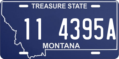 MT license plate 114395A