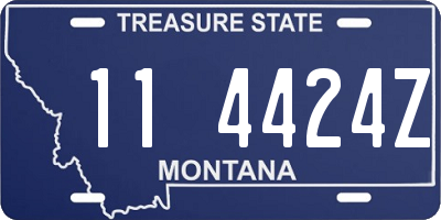 MT license plate 114424Z