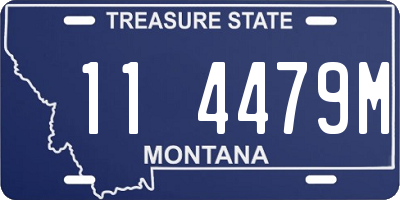MT license plate 114479M