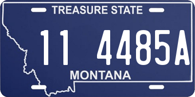 MT license plate 114485A