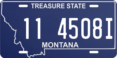 MT license plate 114508I