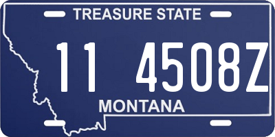 MT license plate 114508Z