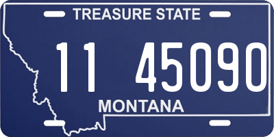 MT license plate 114509O