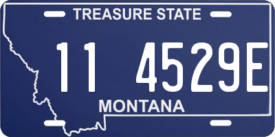 MT license plate 114529E