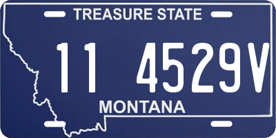 MT license plate 114529V