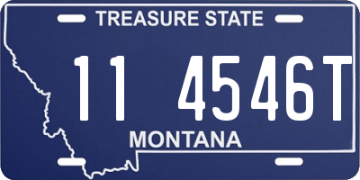 MT license plate 114546T