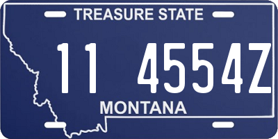 MT license plate 114554Z