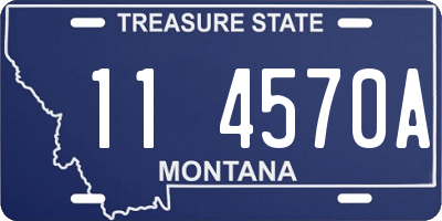 MT license plate 114570A