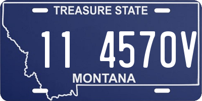 MT license plate 114570V