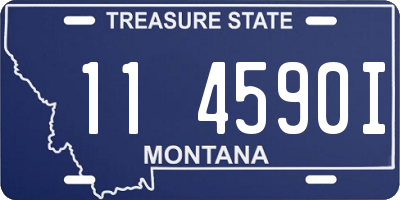 MT license plate 114590I