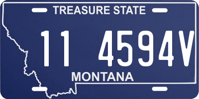 MT license plate 114594V