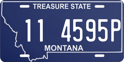 MT license plate 114595P