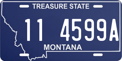 MT license plate 114599A