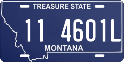 MT license plate 114601L